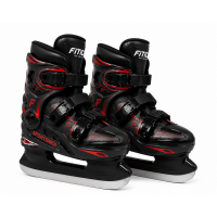 Прокатные прогулочные коньки FITICE SPORTSMEN BLACK RED